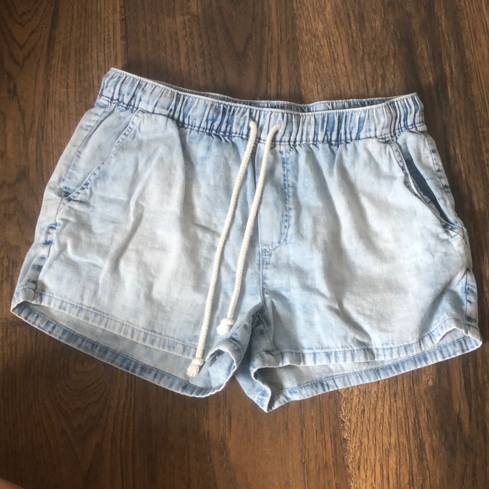 Soft denim aerie shorts